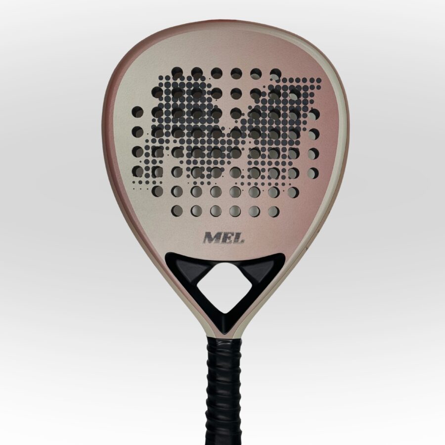 מחבט פאדל מקצועי MEL LUNA Rose Cream Elite- 18K carbon