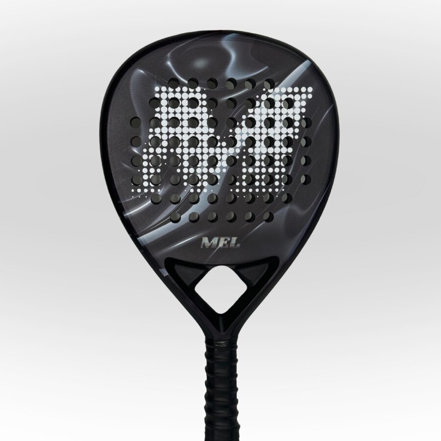 מחבט פאדל מקצועי MEL VORTEX Black Pro Edition - 18K Carbon